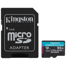 Tarjeta Kingston Canvas Go! Plus 64gb Sdcg4/64gb 200mb®