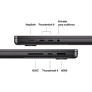 Apple 2025 MacBook Pro 14pulg Chip M5 de Apple, CPU y GPU 10 núcleos, 16GB Memoria unificada, 512 GB®