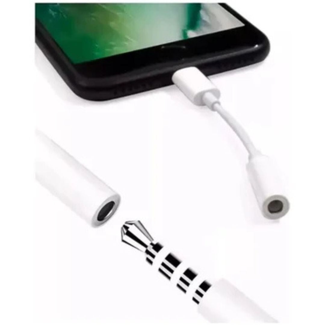 Cable Adaptador Spica Jack Auriculares Compatible Con Iphone®