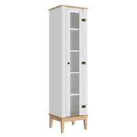 Armario Cristalero Living 1 Puerta Estilo Colonial Premium®