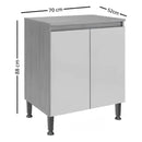 Mueble Cocina Rebeca 2 Puertas Compacto Funcional Nórdico®