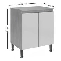 Mueble Cocina Rebeca 2 Puertas Compacto Funcional Nórdico®