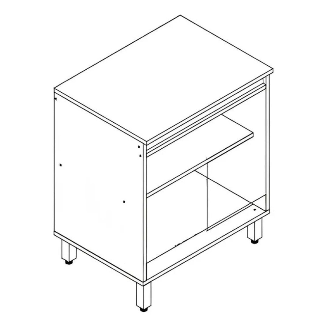 Mueble Cocina Rebeca 2 Puertas Compacto Funcional Nórdico®