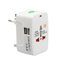Adaptador Corriente Universal Viajero 2 Puertos Usb 1000 Ma