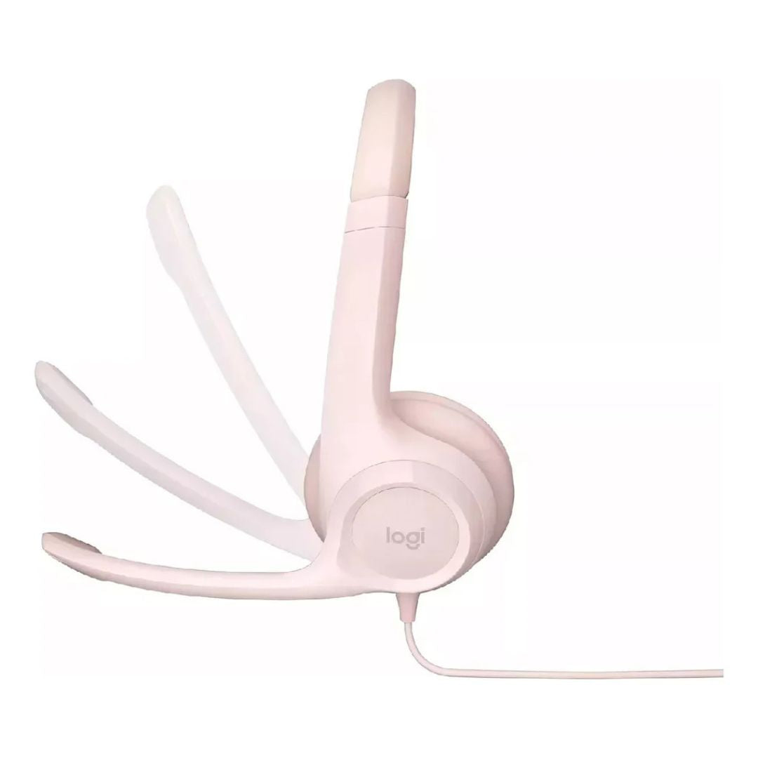 Auriculares Usb-a Logitech H390 Rosa