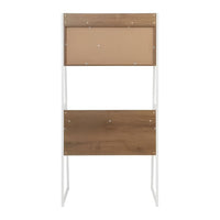 Escritorio Industrial Con Gabinete, Estante Y Cajón Premium®