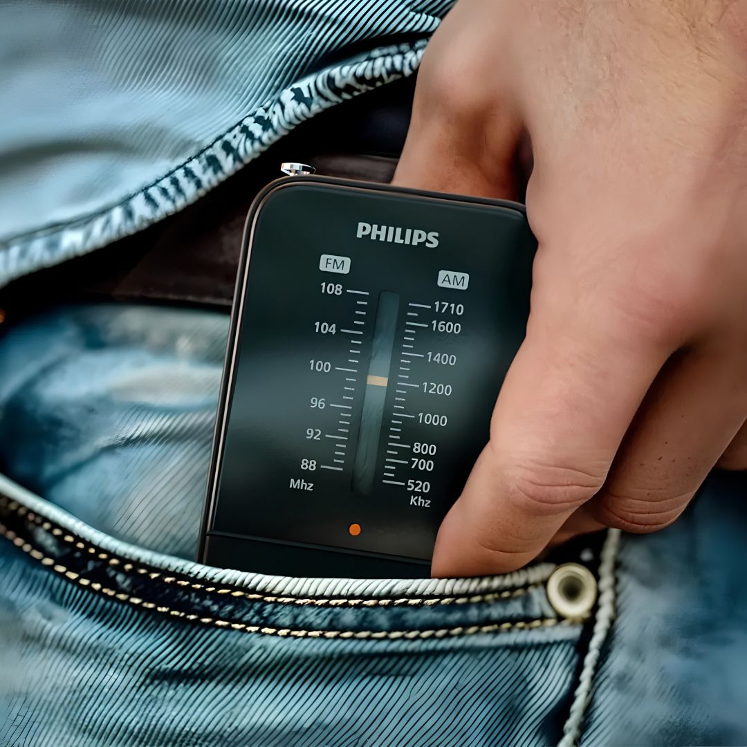 Radio Portátil Recargable Philips Tar1509 Fm/am Analógica®