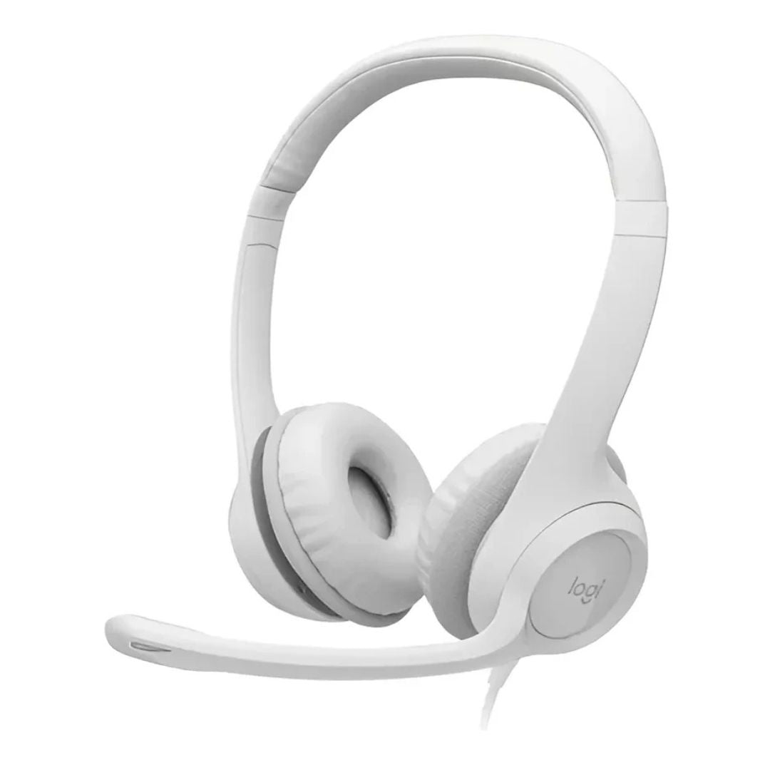Auricular Headset Logitech H390 Blanco