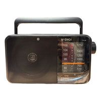 Radio U-digi Portatil Am/fm Sr-1500 Con Entrada Auriculares®