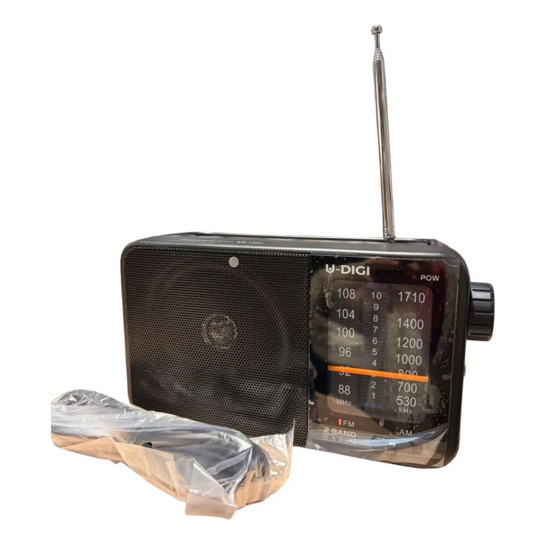 Radio U-digi Portatil Am/fm Sr-1500 Con Entrada Auriculares®