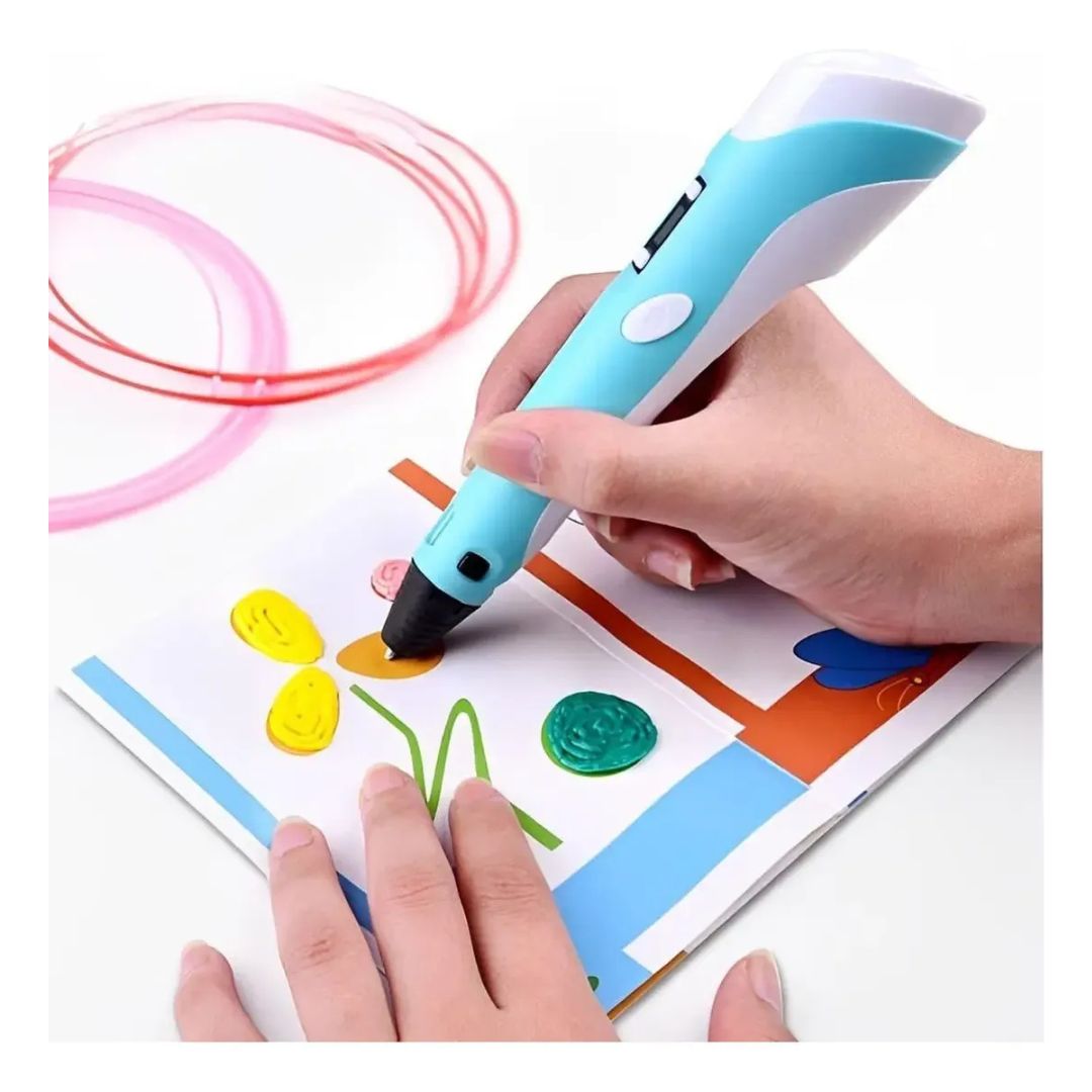 Lápiz de impresora 3D con 3 Filamento de colore variados de 5 Mts c/u®