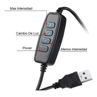 Aro de Luz 36cm con 3 Soportes para celular y Trípode de 2.1 metros®