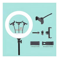 Aro de Luz 36cm con 3 Soportes para celular y Trípode de 2.1 metros®