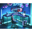 Escritorio Gamer Resistente En L Lamina Carbono®