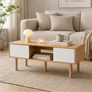 Mesa Ratona/ Mesa de Centro Moderna con Cajones y Estante®