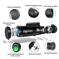 Monocular De Alta Potencia 80x100®