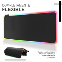 Mouse Pad Gamer XL Antideslizante Con Luz LED®