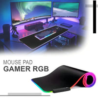 Mouse Pad Gamer XL Antideslizante Con Luz LED®