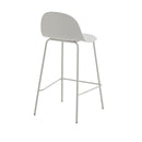 Taburete Minimalista Polipropileno/hierro Blanco Mate Premium®