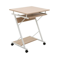 Escritorio Practico Y Compacto Con Ruedas De Metal Y Mdf®