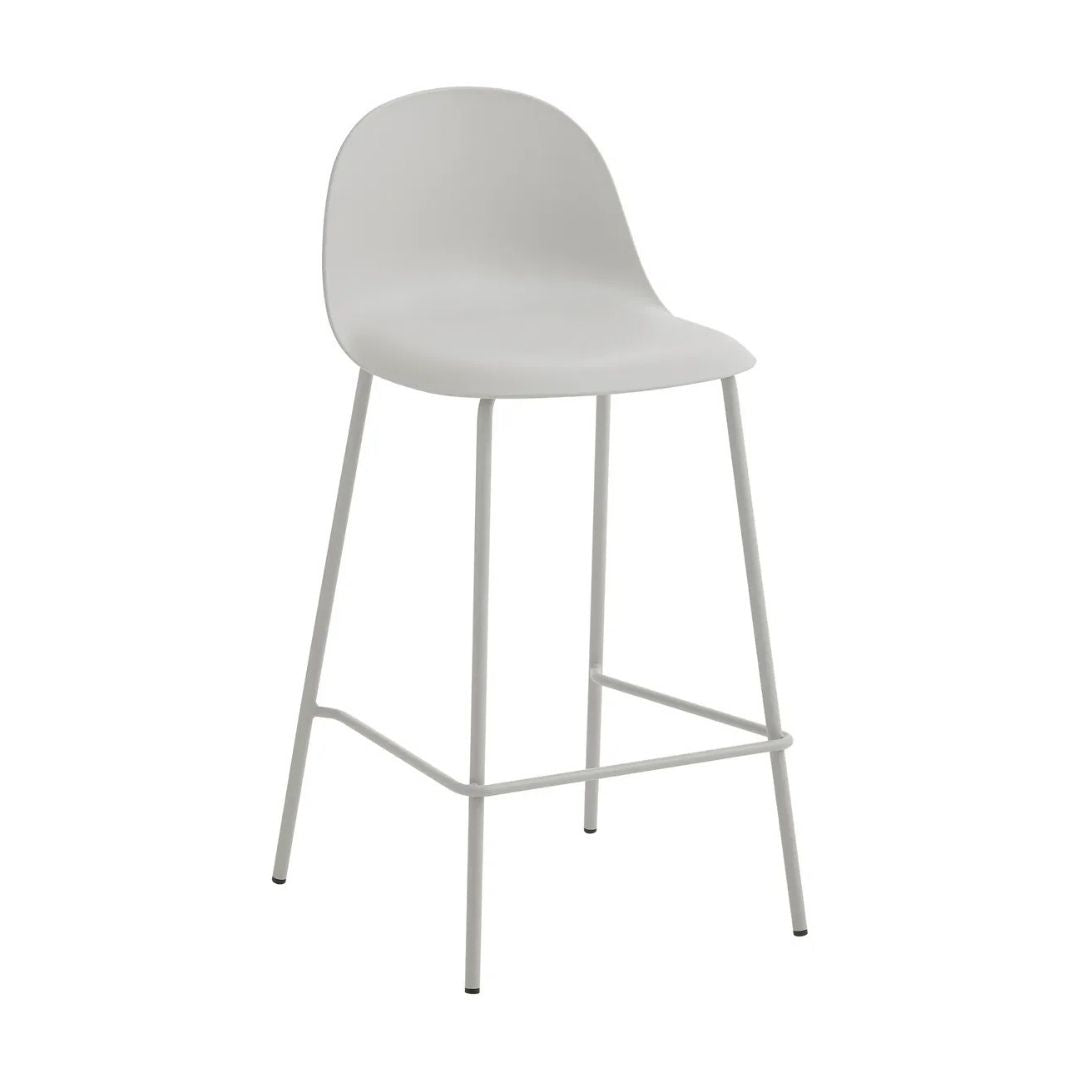 Taburete Minimalista Polipropileno/hierro Blanco Mate Premium®