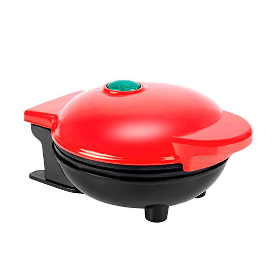 Mini Waflera Electrica Antiadherente Practica 350w Rojo®