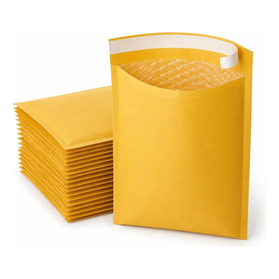 Pack 20 Bolsas Burbuja Protectoras Papel Kraft Con Adhesivo®