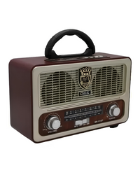 Radio Portatil Estilo Vintage Mk-111bt Fm, Am Y Bluetooth®