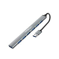 Hub Usb 7 Puertos Usb Treqa De Aluminio Resistente Ligero®