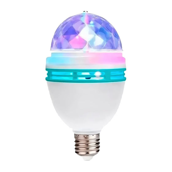 Bombillo Led Discotequero Giratorio Luces Colores®