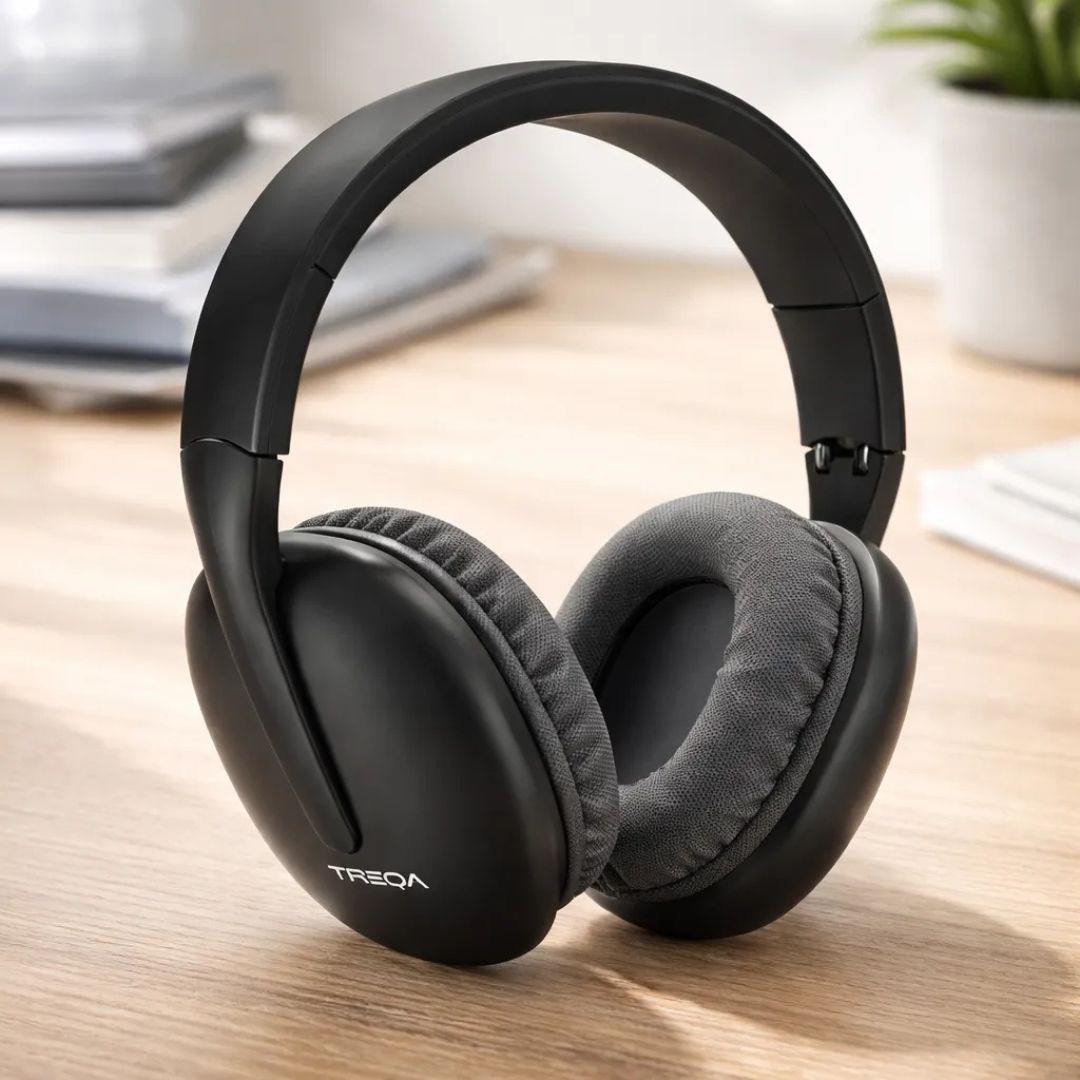 Auricular Vincha Bluetooth Treqa Modernos Premium Negro®
