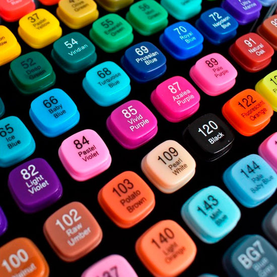 Marcadores De Doble Punta X100 Colores+Bolso Dibujo Prof®