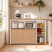 Organizador Multiuso De Cocina Metal/madera Estante Practico®