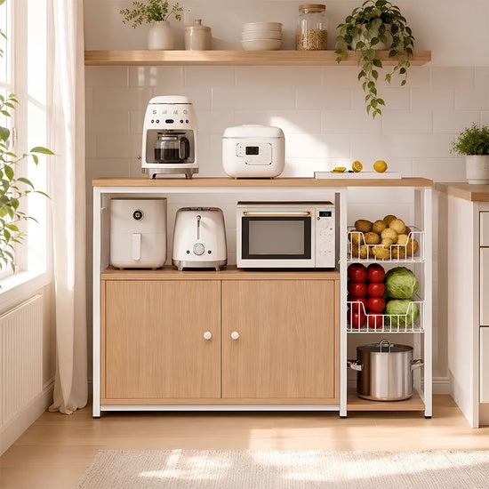 Organizador Multiuso De Cocina Metal/madera Estante Practico®