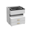 Mesa De Luz Smart Premium Led+carga Inalámbrica+bluetooth®