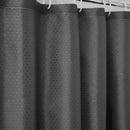 Cortina De Baño Impermeable Diamante 180x180 Negro Calidad®