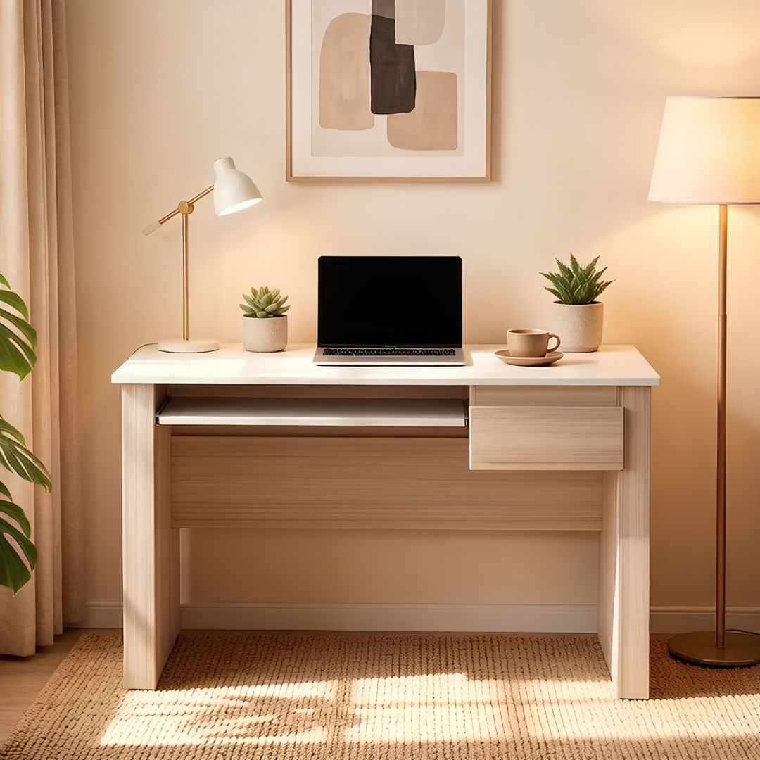 Escritorio Profesional Mdf Con Cajón Y Bandeja De Teclado®