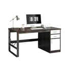 Escritorio Oficina Premium 3 Cajones Madera Y Metal®