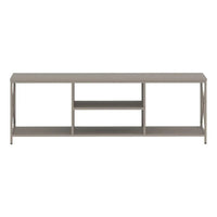 Rack Estilo Industrial Mdf Y Metal 140x40 Premium+estantes®