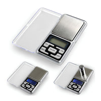 Mini Balanza Digital De Precision 0.1-500g Plateada Calidad®
