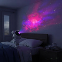 Lámpara De Mesa Proyect Astronauta Galaxia Estrella+control®
