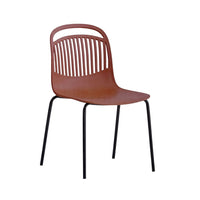 Silla De Comedor Minimalista Polipropileno/hierro Terracota®