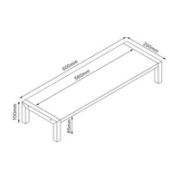 Soporte Para Computadora De Hierro Y Mdf Escritorio Resist®