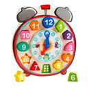Juguete Para Niños Reloj De Madera Didactico Colores®