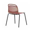 Silla De Comedor Minimalista Polipropileno/hierro Terracota®