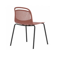 Silla De Comedor Minimalista Polipropileno/hierro Terracota®