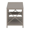 Rack Estilo Industrial Mdf Y Metal 140x40 Premium+estantes®