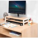 Base Elevadora Para Escritorio Madera/metal 2niveles Laptop®