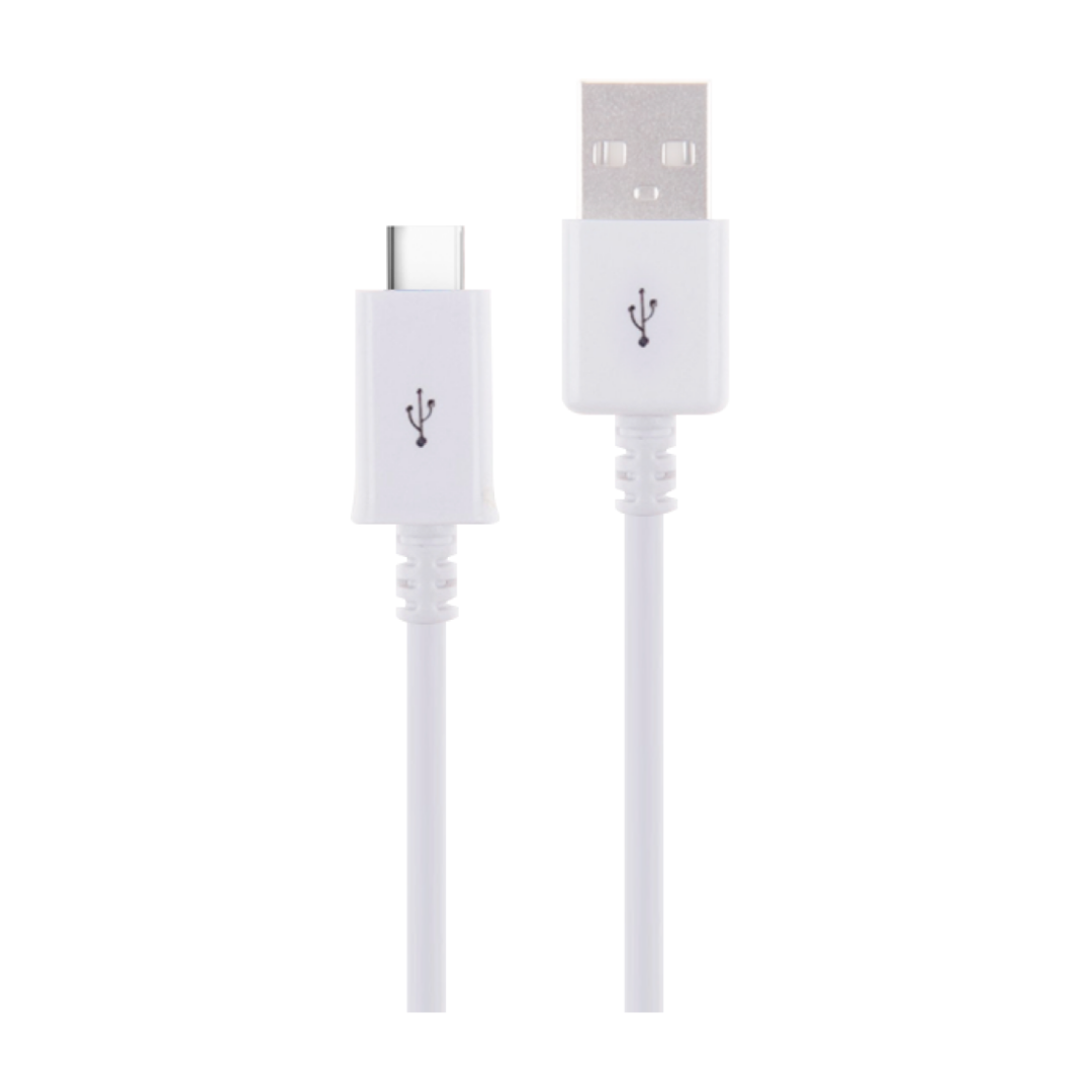 Cable Treqa Compatible Tipo C Datos Y Carga 2mt Blanco®
