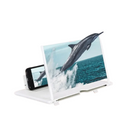 Pantalla Amplificadora 14puLG Celular+soporte Plegable Blanco®